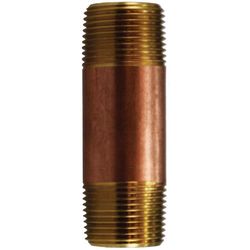 Anderson Metals 3/4 in. MPT in. X 3/4 in. D MPT Red Brass Nipple 2 in. L