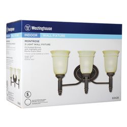 Westinghouse 3 Oil Rubbed Bronze Bronze Wall Sconce