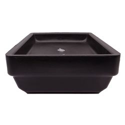 Midwest Can Black 5 in. H Polyethylene 9 qt Drain Pan
