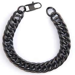 Mad Man Mens Brock Black Bracelet Stainless Steel