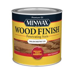 Minwax Wood Finish Semi-Transparent English Chestnut Oil-Based Penetrating Wood Stain 1/2 pt
