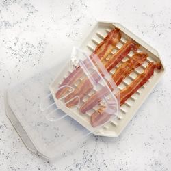 Nordic Ware 7.6 in. W X 8.8 in. L Microwave Bacon/Meat Rack Natural 2 pc