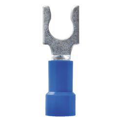 Jandorf 16-14 Ga. Insulated Wire Spade Terminal Blue 5 pk