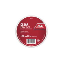 Ace 1.88 in. W X 36 yd L Clear Poly Tape