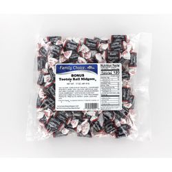 Family Choice Tootsie Roll Midgees Chocolate Candy 19 oz