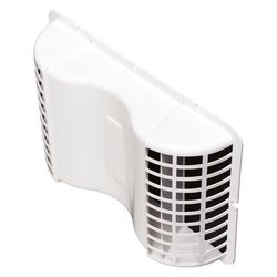 Deflect-O White Plastic Eave Vent