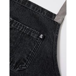 Hedley & Bennett Oyster Gray Cotton Apron