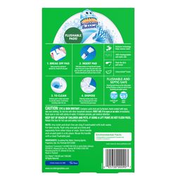 Scrubbing Bubbles Fresh Brush Citrus Scent Toilet Wand Refill Heads