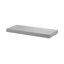 Dolle Big Boy 1.5 in. H X 35.5 in. W X 7.8 in. D Silver Wood Decorative Wall Shelf