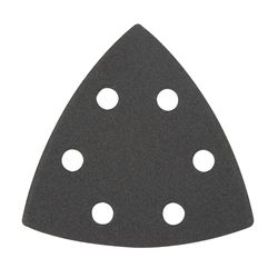 Milwaukee 3-1/2 in. Silicon Carbide 180 Grit Triangular Sanding Paper 6 pk