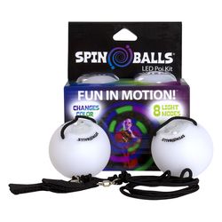 Glow.0 Spin Balls Movement Toy LED Multicolored 12 pc