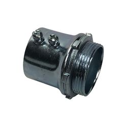 Halex 1-1/2 in. D Zinc Set Screw Connector For EMT 1 pk