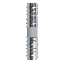 STZ Industries 1/2 in. Barb X 1/2 in. D Barb Galvanized Coupling