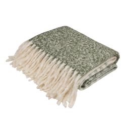 Glitzhome Multicolored Striped Jacquard Throw Blanket