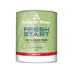 Benjamin Moore Fresh Start White Flat Deep Base Alkyd Deck & Siding Primer 1 qt