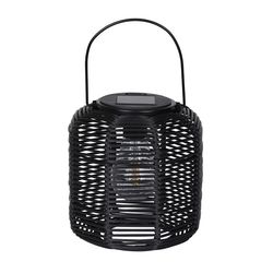 Alpine Black Plastic 7 in. H Lantern