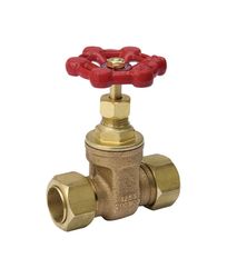 BK Products ProLine Series 3/4 in. Comp x Comp Brass Gate Valve