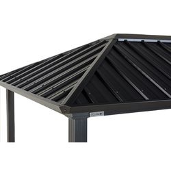 Sojag Galvanized Steel Gazebo 8 ft. H X 6 ft. W X 8 ft. L