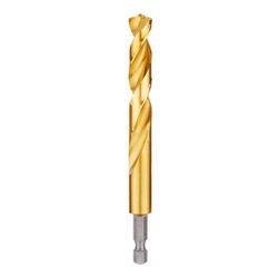 Milwaukee Shockwave 29/64 in. Titanium Red Helix Drill Bit Hex Shank 1 pc