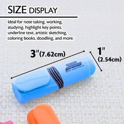 Bazic Products Mini Neon Color Assorted Chisel Tip Highlighter 4 pk