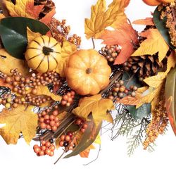 Celebrations 24 in. Unlit Fall Wreath
