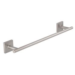 OakBrook Collection Brushed Nickel Towel Bar 18 in. L Die Cast Zinc