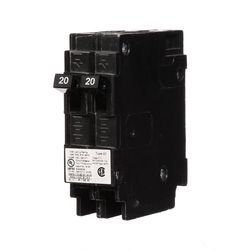 Siemens 20/20 amps Tandem Single Pole Circuit Breaker
