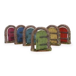 Marshall Home and Garden Assorted Ceramic 6 in. H X 3 in. W Colorful Doorway Figurine