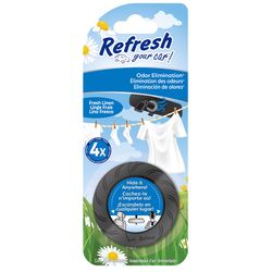Refresh Your Car! Fresh Linen Air Freshener 1 pk