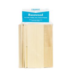 Midwest Products 2 in. X 5.50 in. W X 8 in. L Basswood Lumber #2/BTR Premium Grade