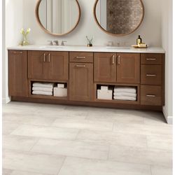 Shaw Floors Midland 12 in. W X 24 in. L Linen Vinyl Floor Tile 15.83 sq ft