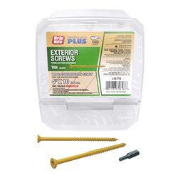 Grip-Rite PrimeGuard Plus No. 10 wire X 4 in. L Tan Star Bugle Head Exterior Deck Screws 5 lb
