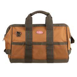 Bucket Boss 16 in. W X 12 in. H Polyester Tool Bag 17 pocket Brown 1 pc