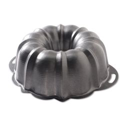 Nordic Ware ProForm Anniversary 10 in. W X 12 in. L Bundt Pan w/Handles Silver