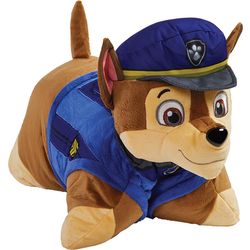 Pillow Pets Paw Patrol Chase Plush Toy Blue/Brown 1 pc