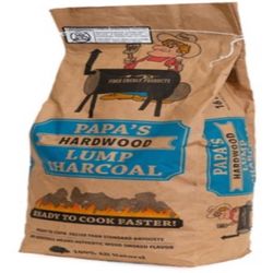 Papa's All Natural Hardwood Lump Charcoal 16 lb