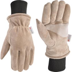 Wells Lamont HydraHyde XL Suede Cow Leather Winter Brown Gloves