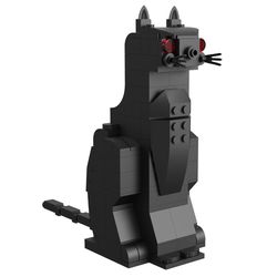 Ace Black Cat Block Set Black 170 pc