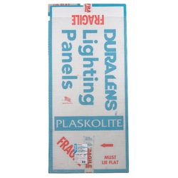 Plaskolite DURALENS Prismatic 47.75 in. L X 23.75 in. W Square Edge Lighting Panel 1 pk