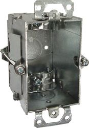 Raco New Work 12-1/2 cu in Rectangle Steel 1 gang Switch Box Gray