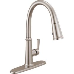 Delta Geist One Handle Stainless Steel Pull-Down Kitchen Faucet