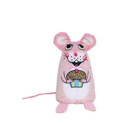 Fuzzu Sweet Baby Mice For Cat Multicolored Cupcake Mouse Catnip Toy One Size 1 pk