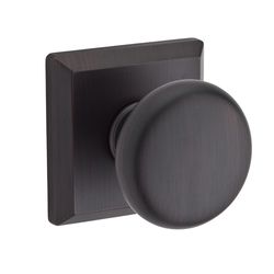 Baldwin Reserve Round Knob Venetian Bronze Passage Door Knob