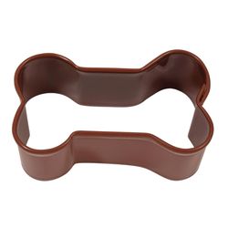 R&M International Corp 1 in. W X 2 in. L Mini Dog Bone Cookie Cutter Brown 1 pc