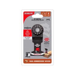 Diablo Demo Demon 1-3/4 in. W Bi-Metal Starlock Curved Oscillating Blade Nail-Embedded Wood 1 pk
