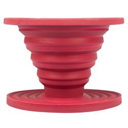 Kuissential SlickDrip 1 cups Red Manual Drip Coffee Maker