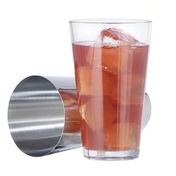 OGGI 17 oz Clear/Silver Glass/Stainless Steel Cocktail Shaker