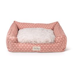 Pet Shop by Fringe Studio Pink Canvas Pet Bed