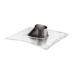 DuraVent 4 in. W X 4 in. L Steel Pelvent Roof Flashing Silver