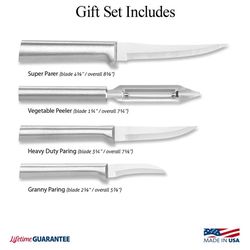 Rada Cutlery Stainless Steel Kitchen Knife Set 4 pc